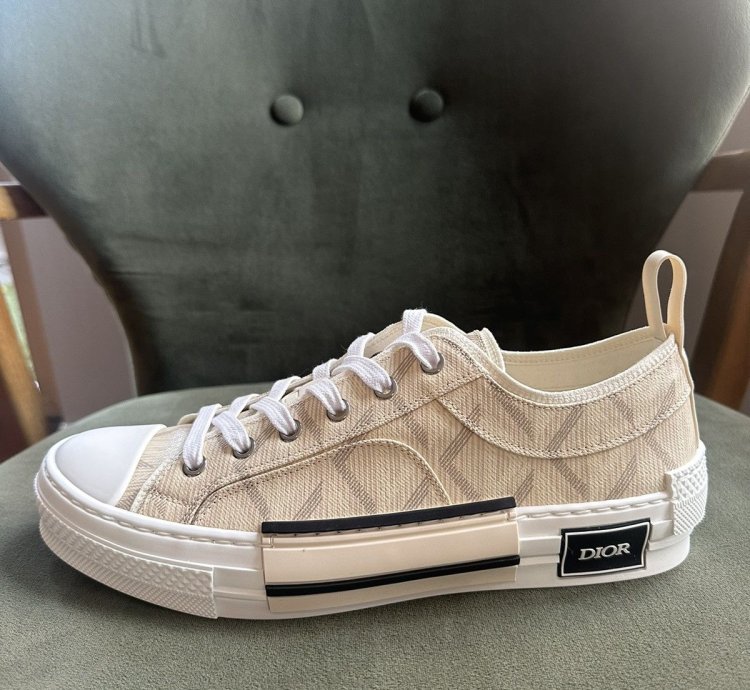 Dior B23 Low Top Cd Diamond - Natural