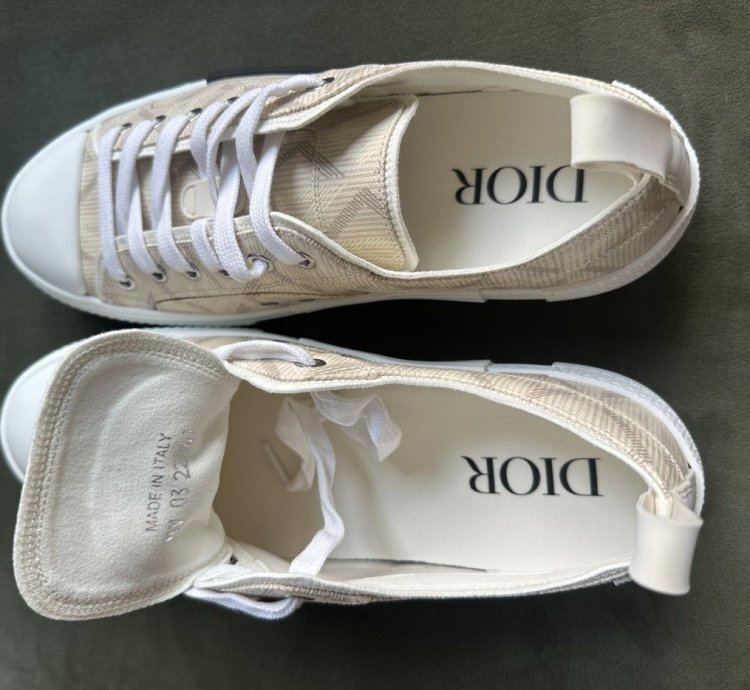 Dior B23 Low Top Cd Diamond - Natural