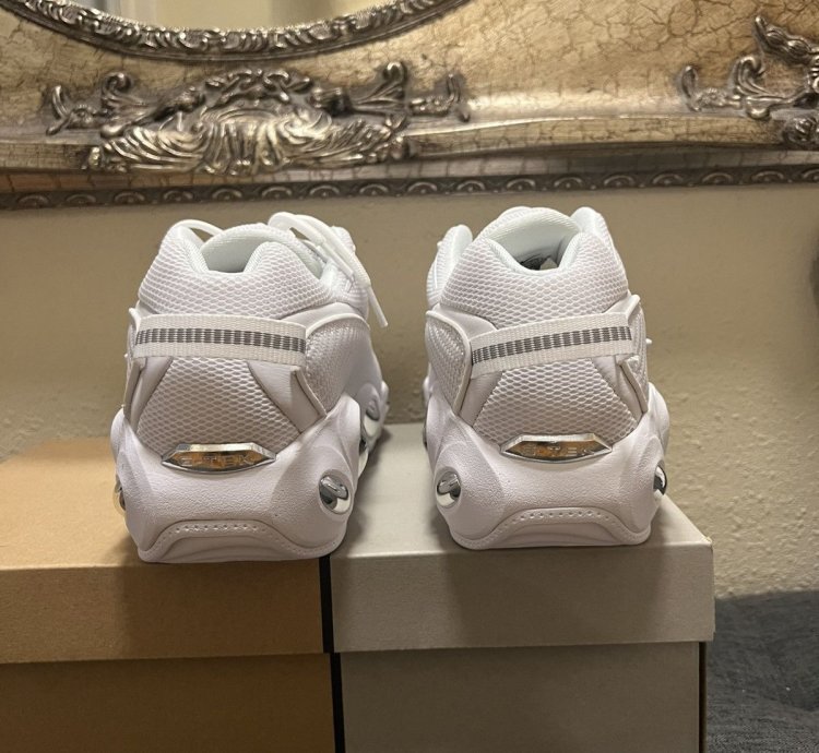 Nike Nocta Glide Triple White Drake White Chrome Sneaker