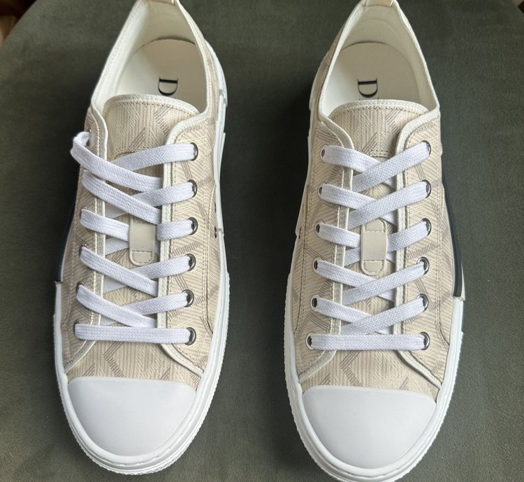 Dior B23 Low Top Cd Diamond - Natural