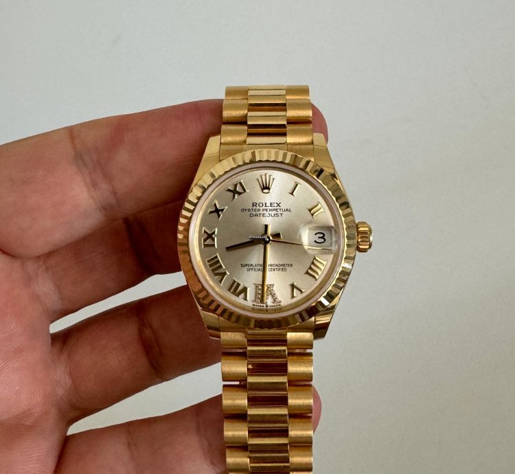 Rolex Datejust 31 Oyster Datejust 31 Yellow Gold 31mm Silver
