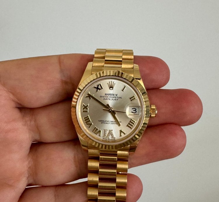 Rolex Datejust 31 Oyster Datejust 31 Yellow Gold 31mm Silver