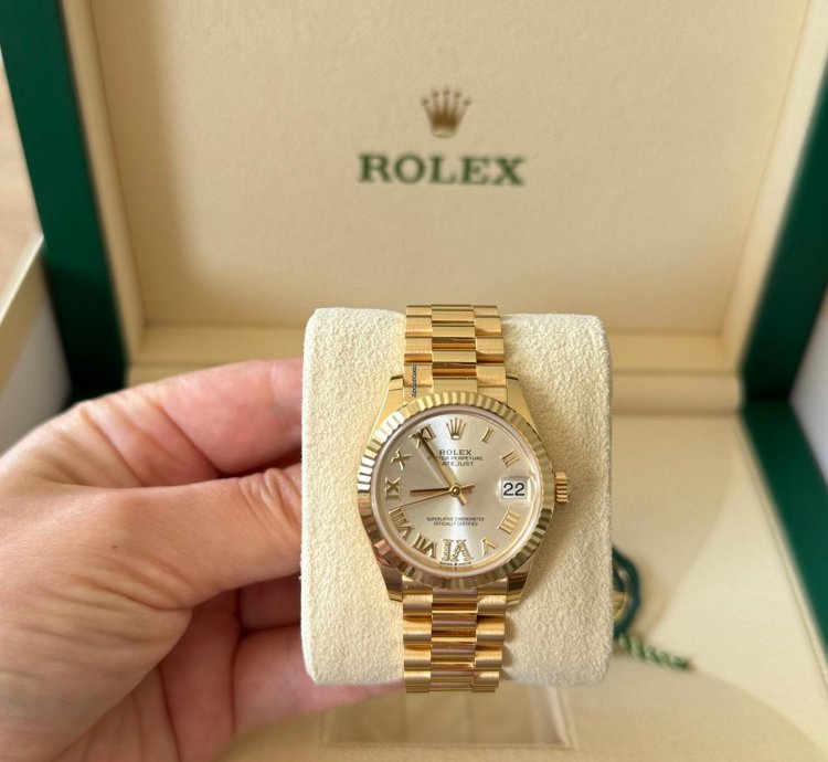 Rolex Datejust 31 Oyster Datejust 31 Yellow Gold 31mm Silver
