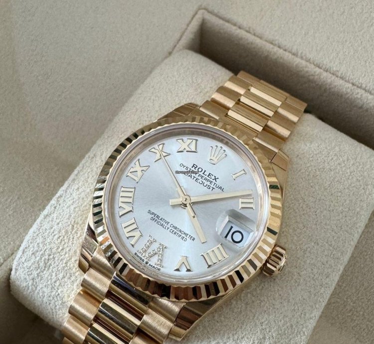 Rolex Datejust 31 Oyster Datejust 31 Yellow Gold 31mm Silver