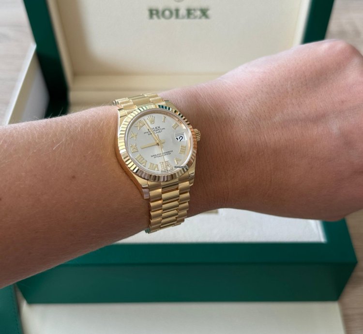 Rolex Datejust 31 Oyster Datejust 31 Yellow Gold 31mm Silver