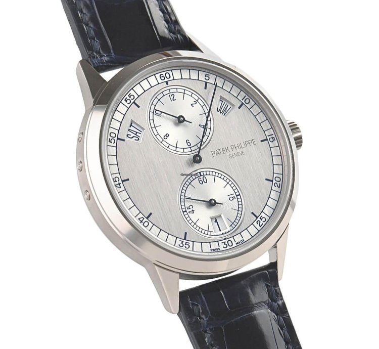 Patek Philippe Annual Calendar Regulator Automatic White Gold Annual Calendar Gray 40 5mm Box Papers 5235g-001