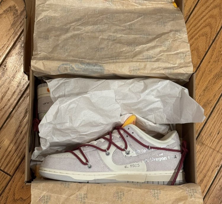 Nike Off White Dunk Low Lot 35