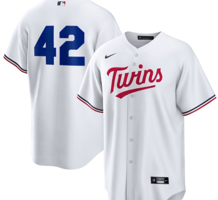 Minnesota Twins Home 2025 Jackie Robinson Day Men Jersey - White