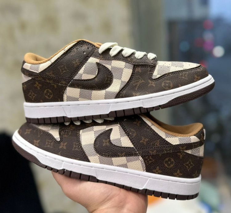 Nike Sb Dunk x Lv Louis Vuitton Monogram Brown