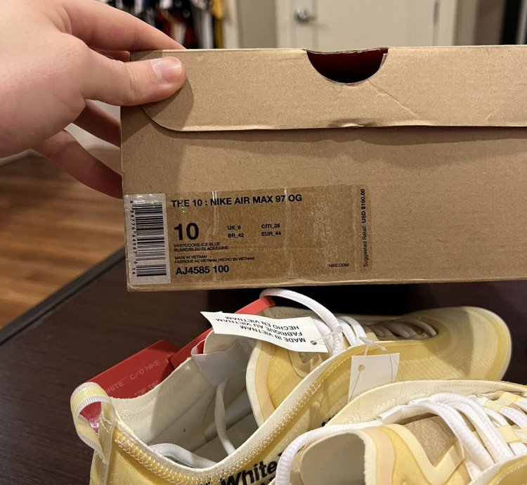 Nike Off White The Ten Vapormax Brand New