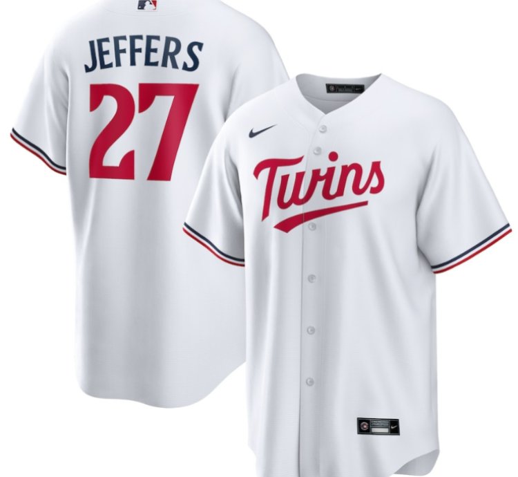 Ryan Jeffers 27 Minnesota Twins Home Player Men Jersey - White
