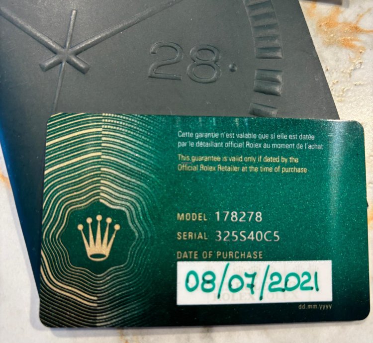 Rolex Datejust 31 Praticamente Nuovo luglio 2021 Con Garanzia Box Original