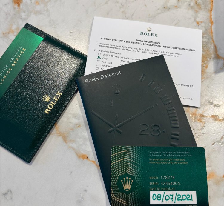 Rolex Datejust 31 Praticamente Nuovo luglio 2021 Con Garanzia Box Original