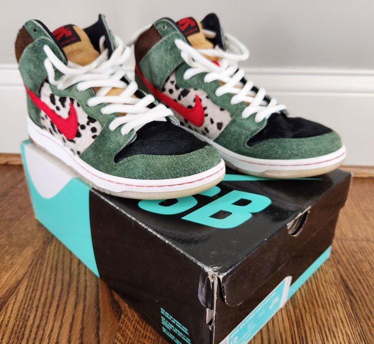 Bq6827-300 Nike Sb Dunk High Walk The Dog