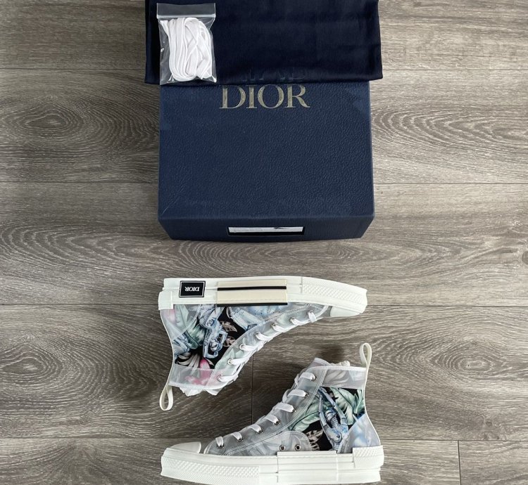 Dior B23 Sorayama Tropical Robot High-top