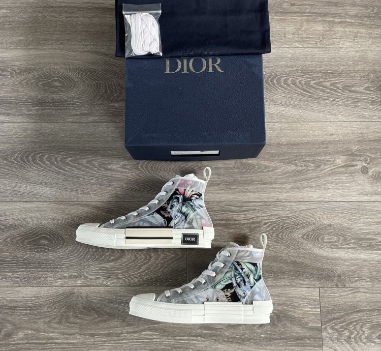 Dior B23 Sorayama Tropical Robot High-top