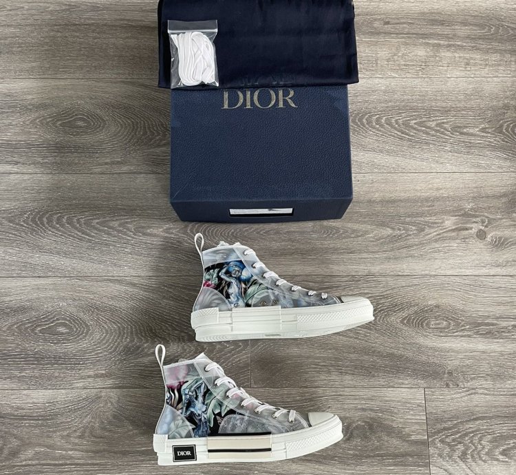 Dior B23 Sorayama Tropical Robot High-top