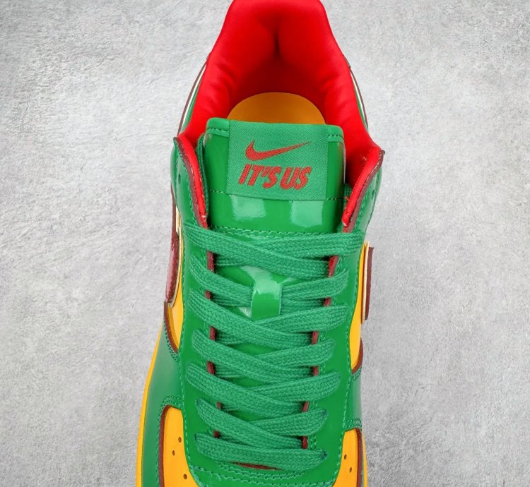 Lil Yatchy X Nike Air Force 1 Low concrete Boys-lucky Green