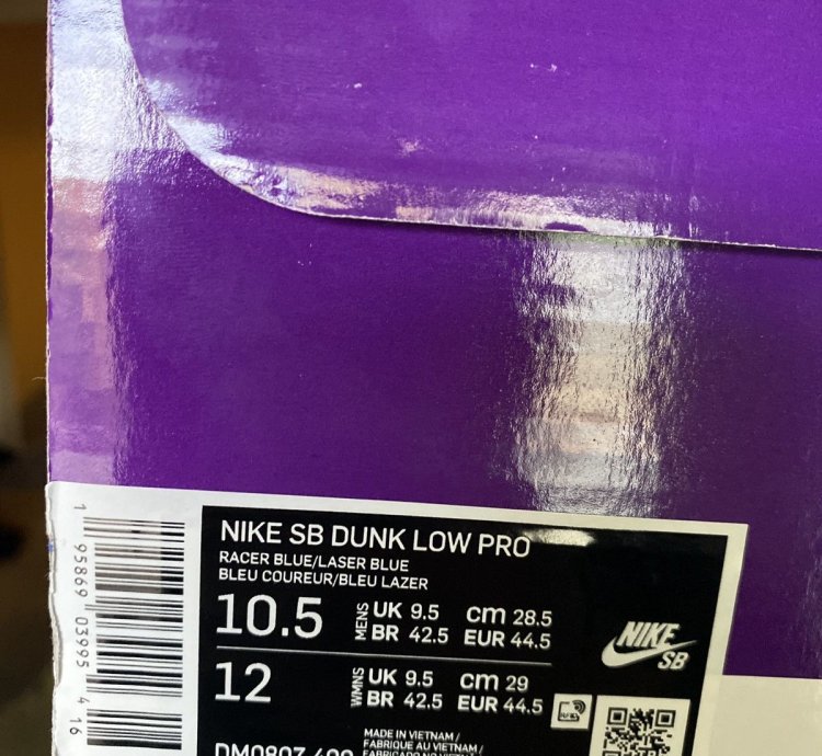 Nike Sb Dunk Low Blue Raspberry