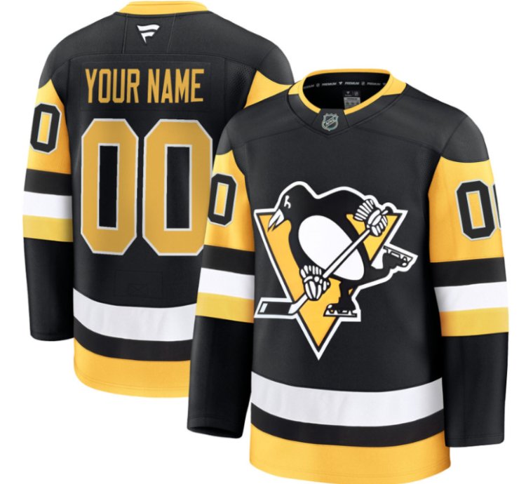 Custom Pittsburgh Penguins Jersey 2025 Premium Name And Number All Stitched