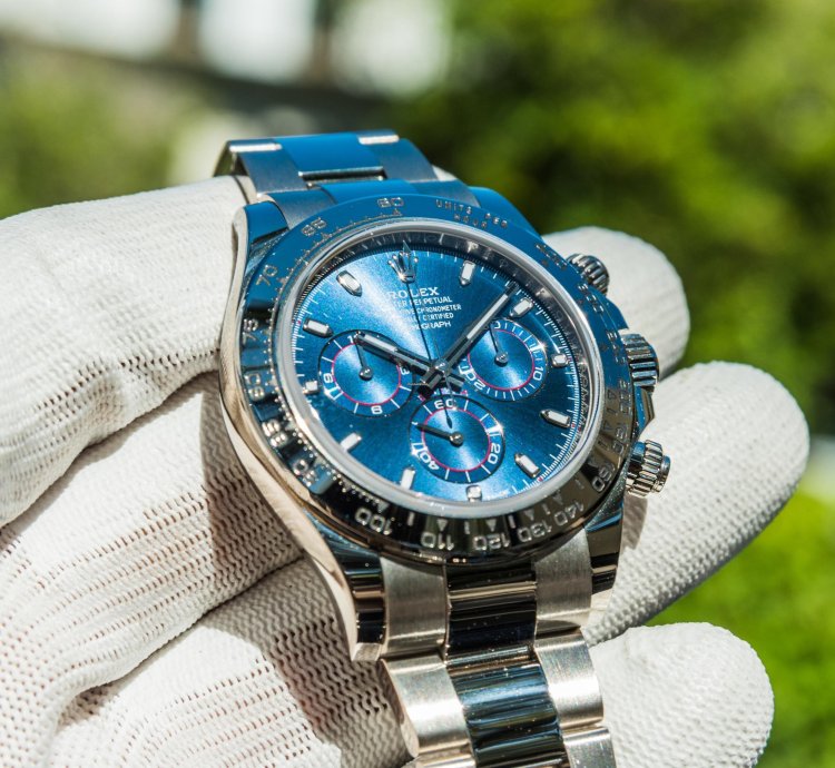 Rolex Daytona 116509 - White Gold - Blue Dial