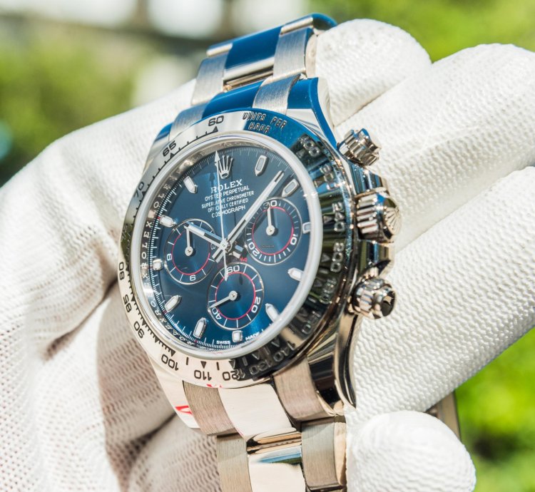 Rolex Daytona 116509 - White Gold - Blue Dial
