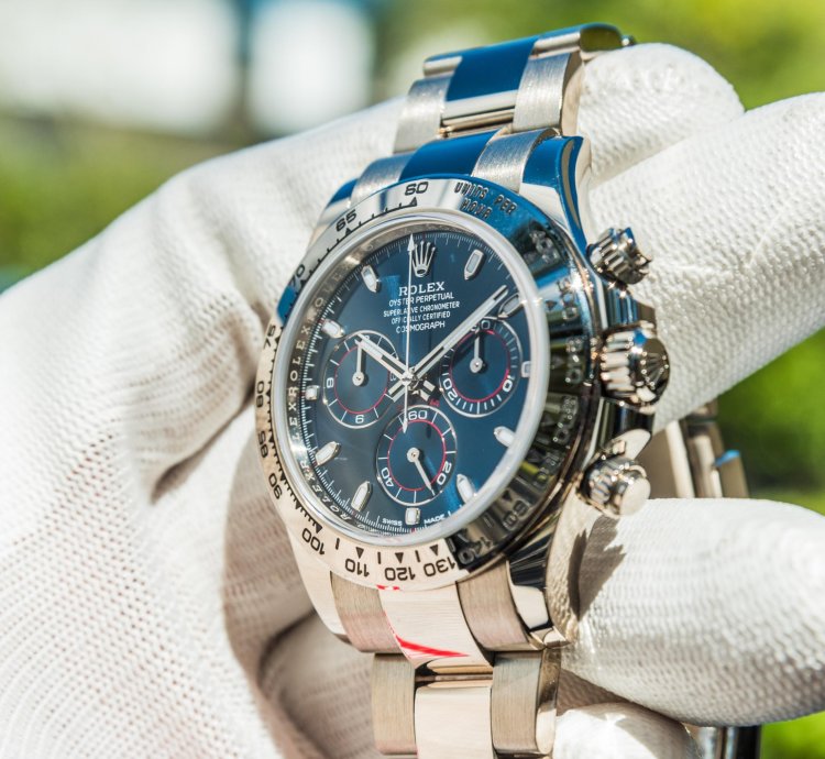 Rolex Daytona 116509 - White Gold - Blue Dial