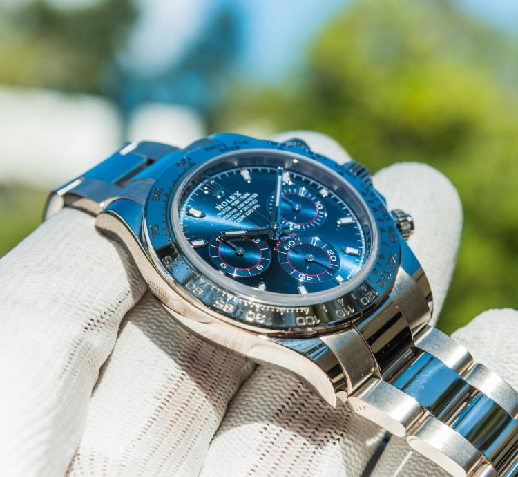 Rolex Daytona 116509 - White Gold - Blue Dial