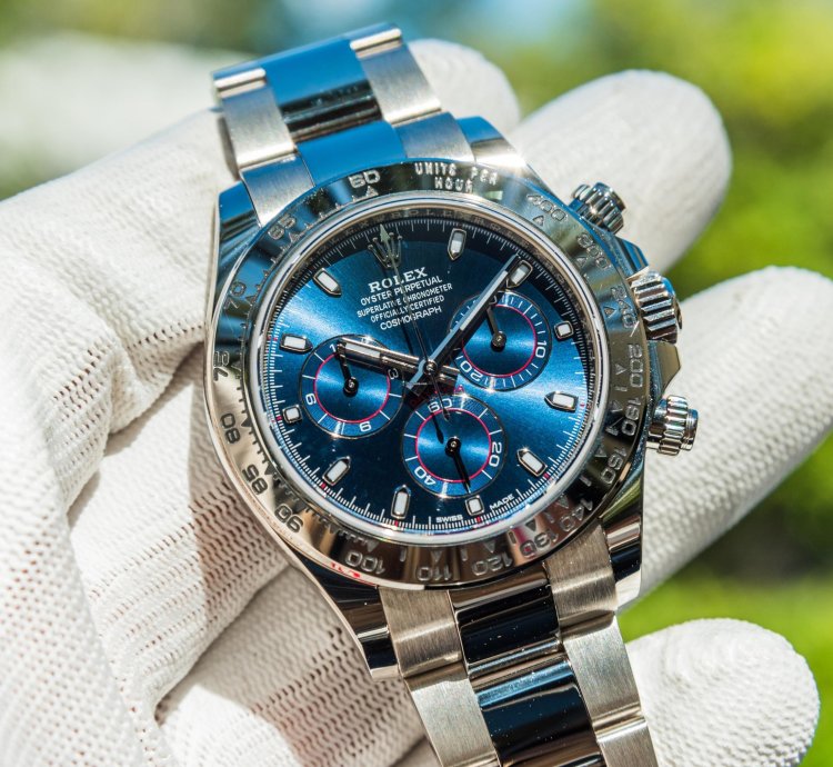 Rolex Daytona 116509 - White Gold - Blue Dial
