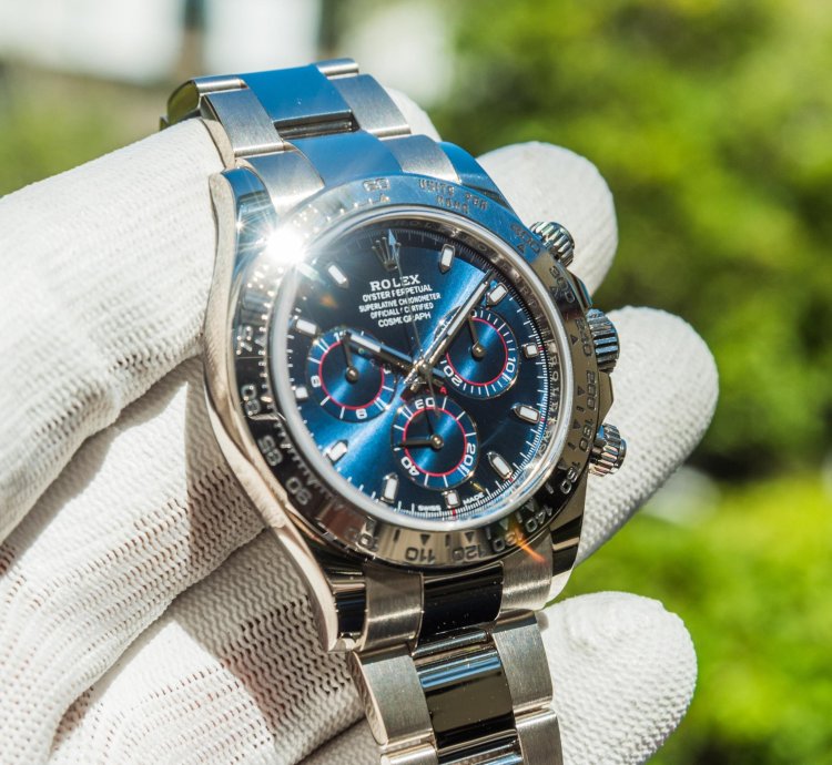 Rolex Daytona 116509 - White Gold - Blue Dial