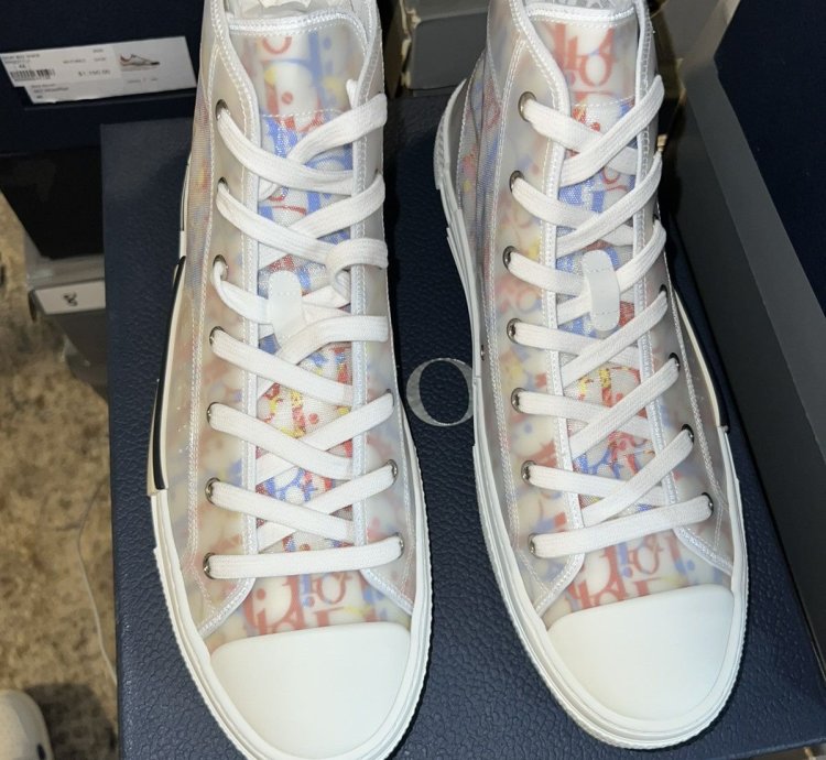 Dior B23 White And Multi Color Dior Chicks