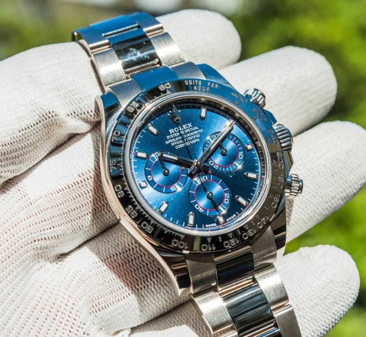 Rolex Daytona 116509 - White Gold - Blue Dial