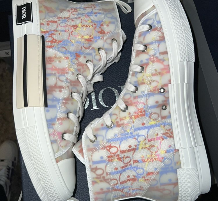 Dior B23 White And Multi Color Dior Chicks