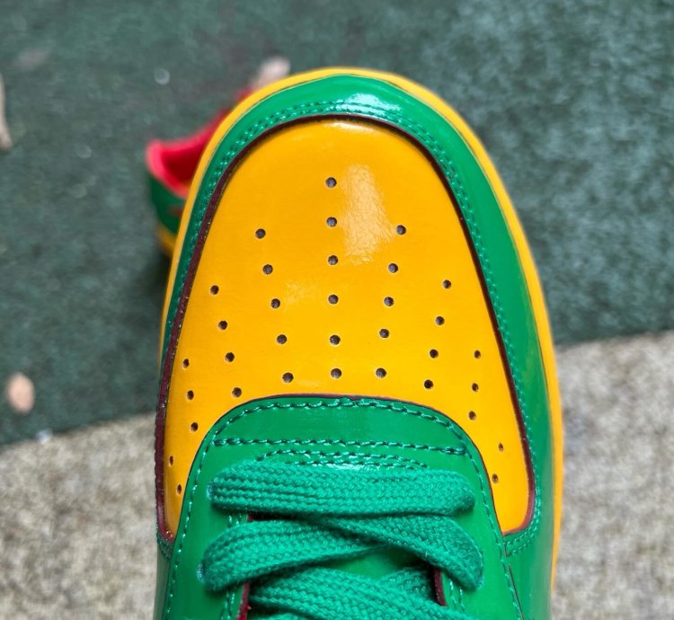 Lil Yatchy X Nike Air Force 1 Low concrete Boys-lucky Green