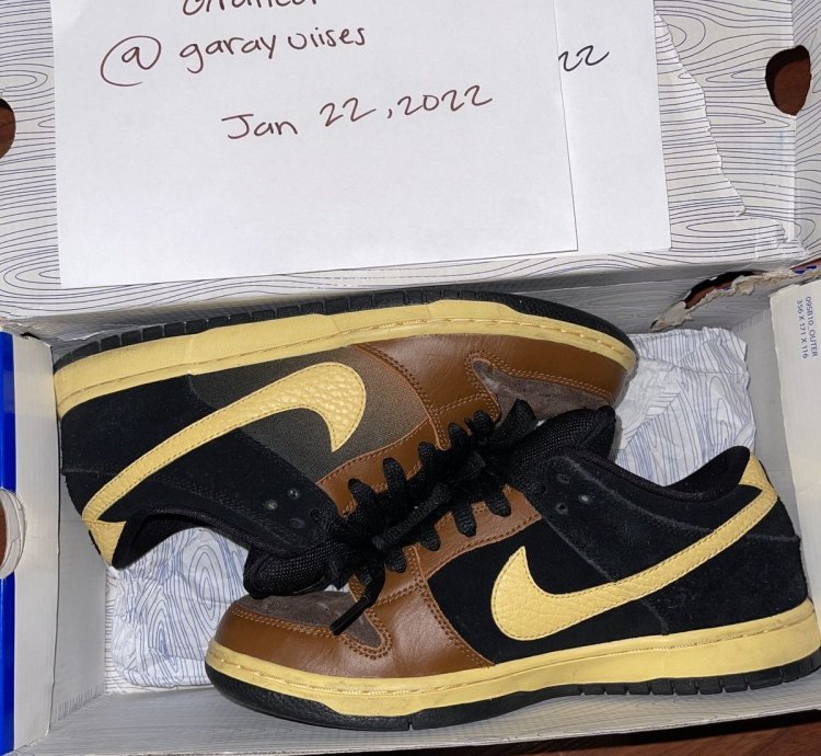 Dunk Low Premium Sb Black And Tan