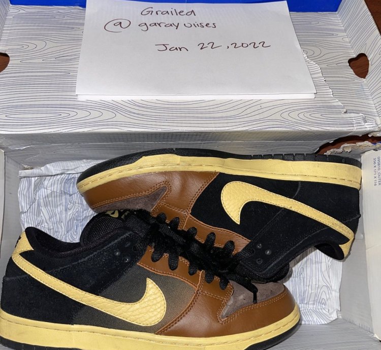 Dunk Low Premium Sb Black And Tan