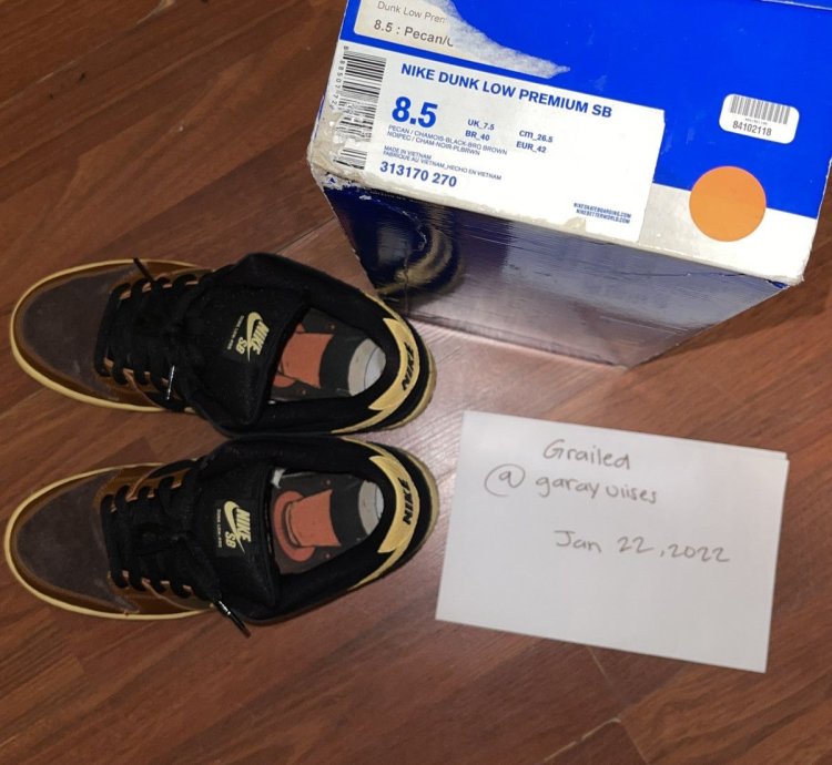 Dunk Low Premium Sb Black And Tan
