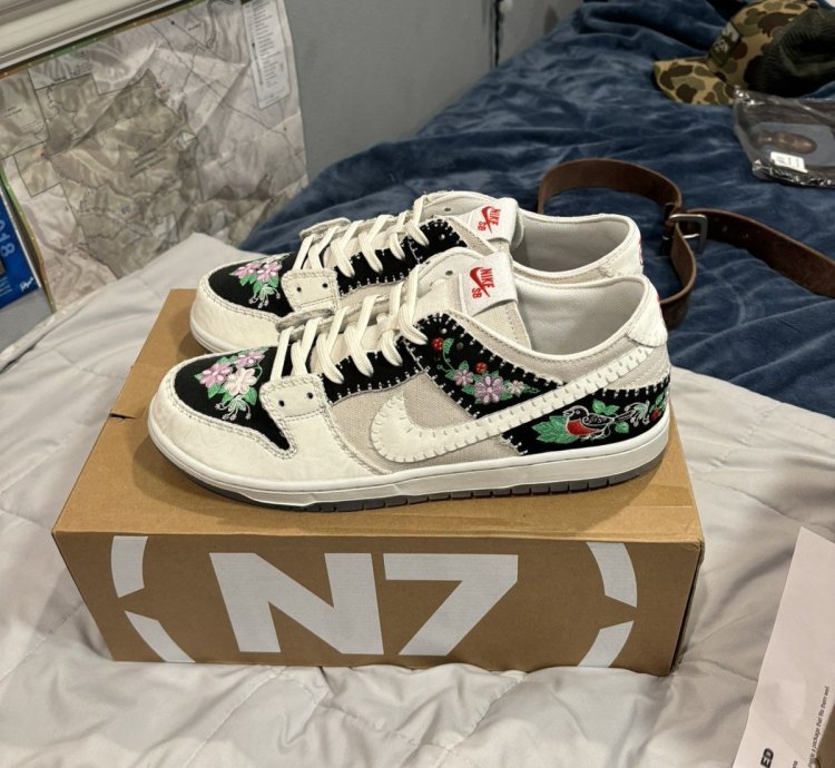 Nike Sb Dunk Low Decon N7 Black Sail Size 11 New