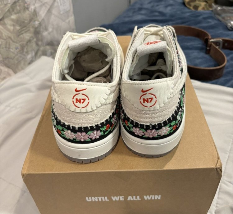 Nike Sb Dunk Low Decon N7 Black Sail Size 11 New
