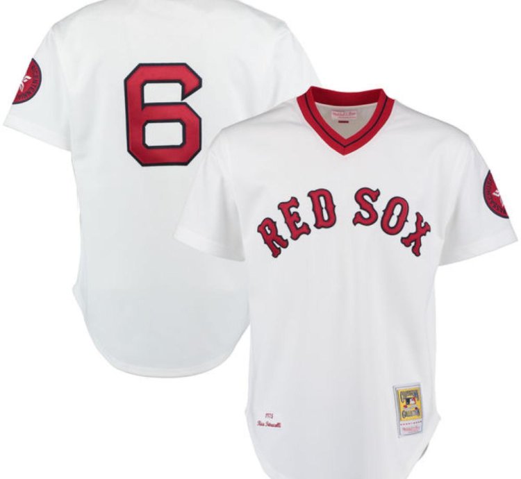 Boston Red Sox Rico Petrocelli White Throwback Pullover Jersey
