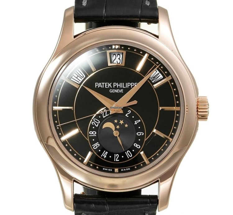 Patek Philippe Annual Calendar Warranty Included Used Complications Annual Calendar Moon Phase 5205r-010 -buckle Men Watch