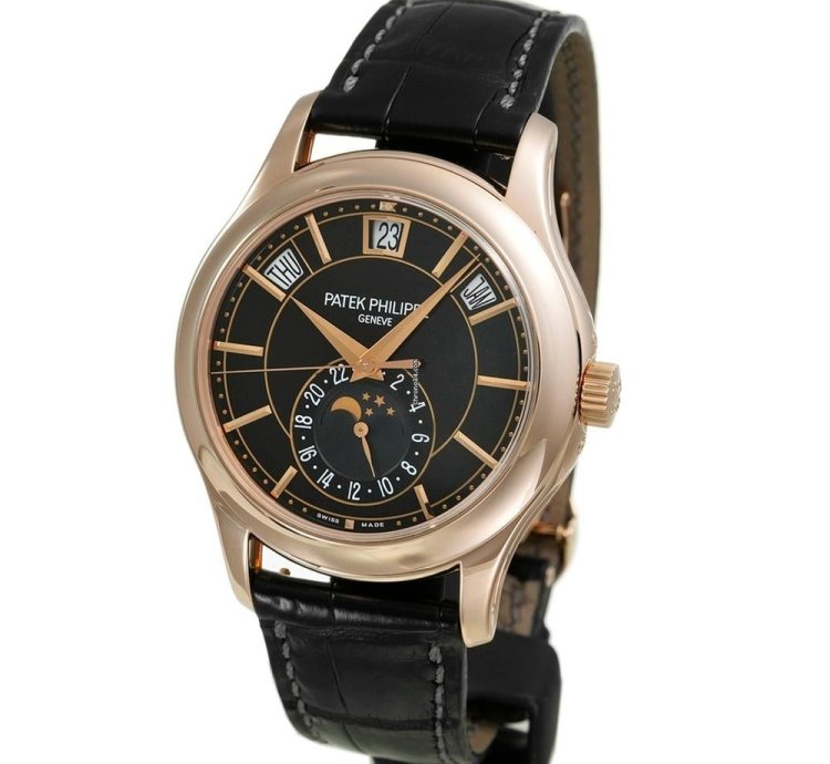 Patek Philippe Annual Calendar Warranty Included Used Complications Annual Calendar Moon Phase 5205r-010 -buckle Men Watch