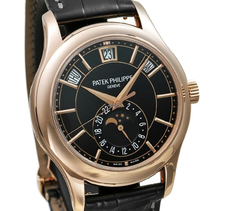 Patek Philippe Annual Calendar Warranty Included Used Complications Annual Calendar Moon Phase 5205r-010 -buckle Men Watch