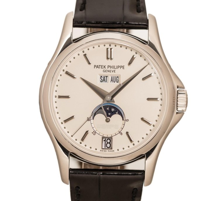 Patek Philippe Annual Calendar Wempe 125 Years Ref 5125g-001 18k White Gold Folding Clasp Full Set Bj-2003