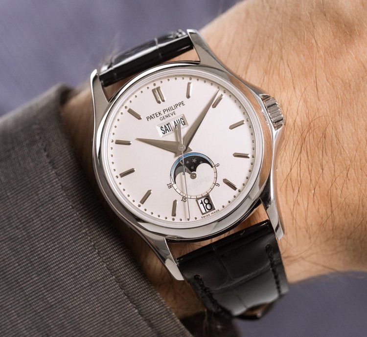 Patek Philippe Annual Calendar Wempe 125 Years Ref 5125g-001 18k White Gold Folding Clasp Full Set Bj-2003