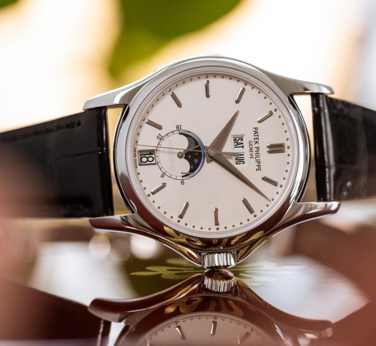 Patek Philippe Annual Calendar Wempe 125 Years Ref 5125g-001 18k White Gold Folding Clasp Full Set Bj-2003