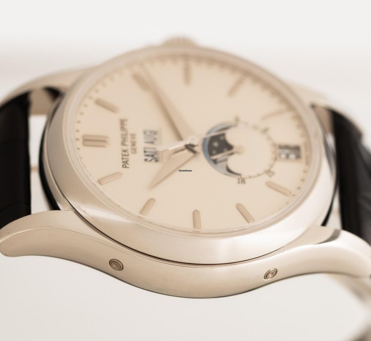 Patek Philippe Annual Calendar Wempe 125 Years Ref 5125g-001 18k White Gold Folding Clasp Full Set Bj-2003
