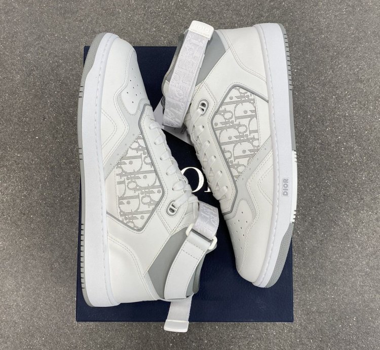 Dior B27 High White Grey