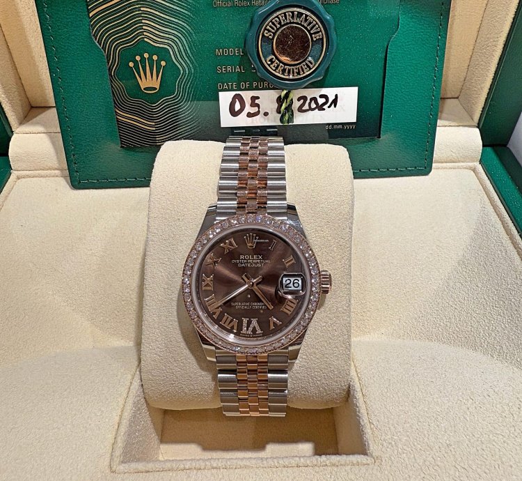 Rolex Datejust 31mm Ref 278381rbr Lc100 Dia Zb Nette Neu Aus 08 2021