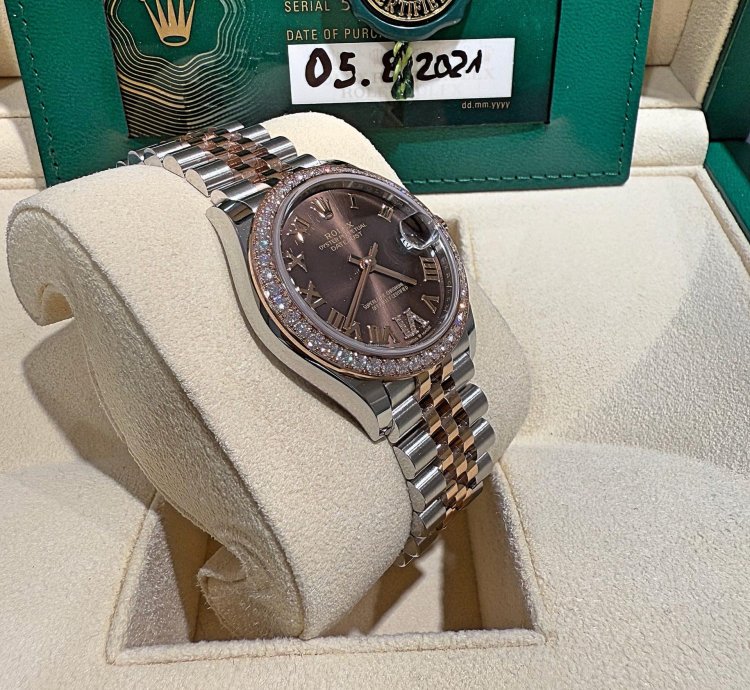 Rolex Datejust 31mm Ref 278381rbr Lc100 Dia Zb Nette Neu Aus 08 2021